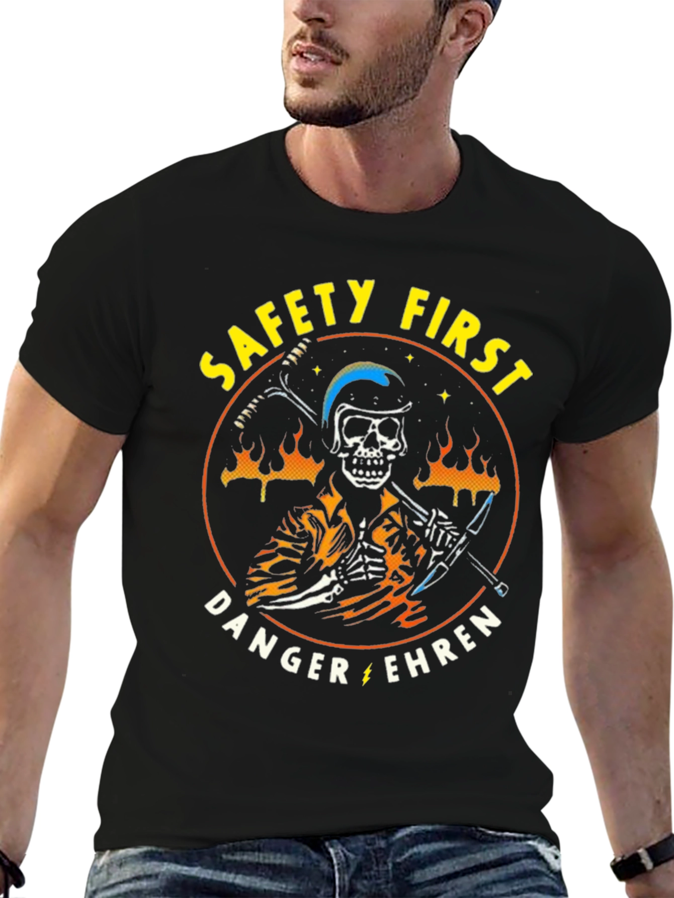 Safety First Skeleton T-Shirt