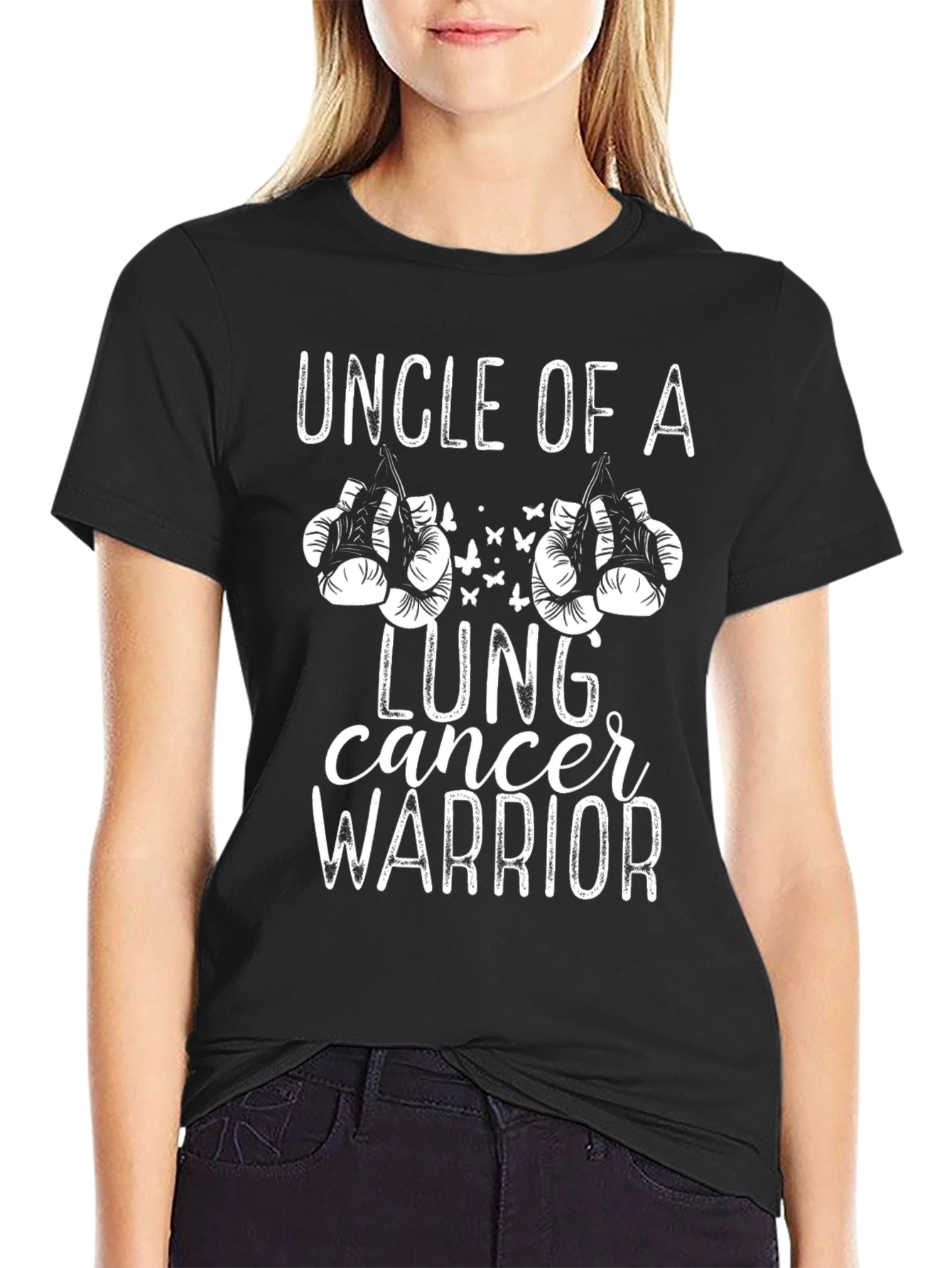 Uncle of a Lung Cancer Warrior T-Shirt