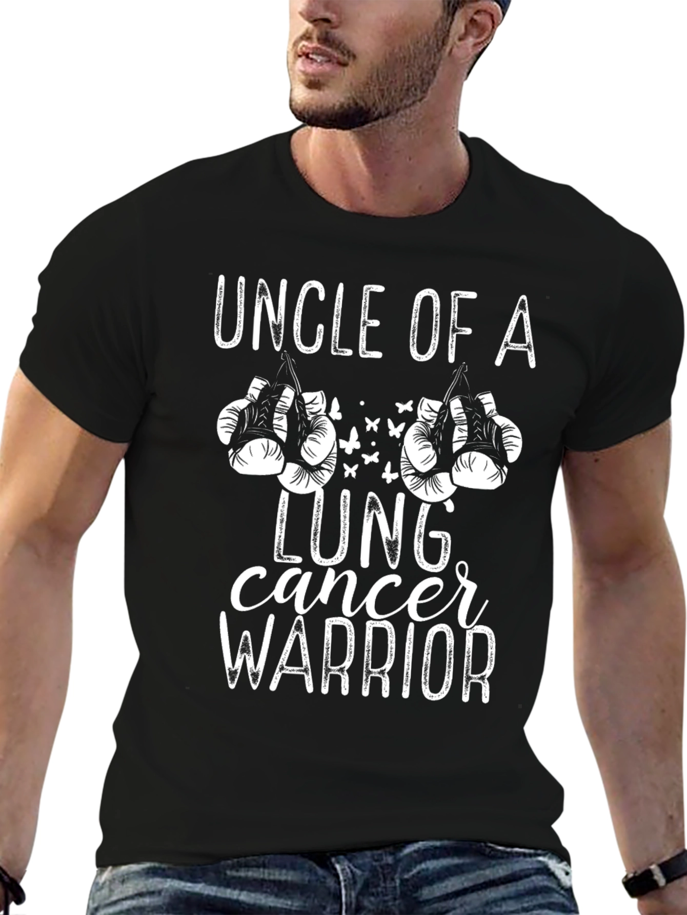 Uncle of a Lung Cancer Warrior T-Shirt