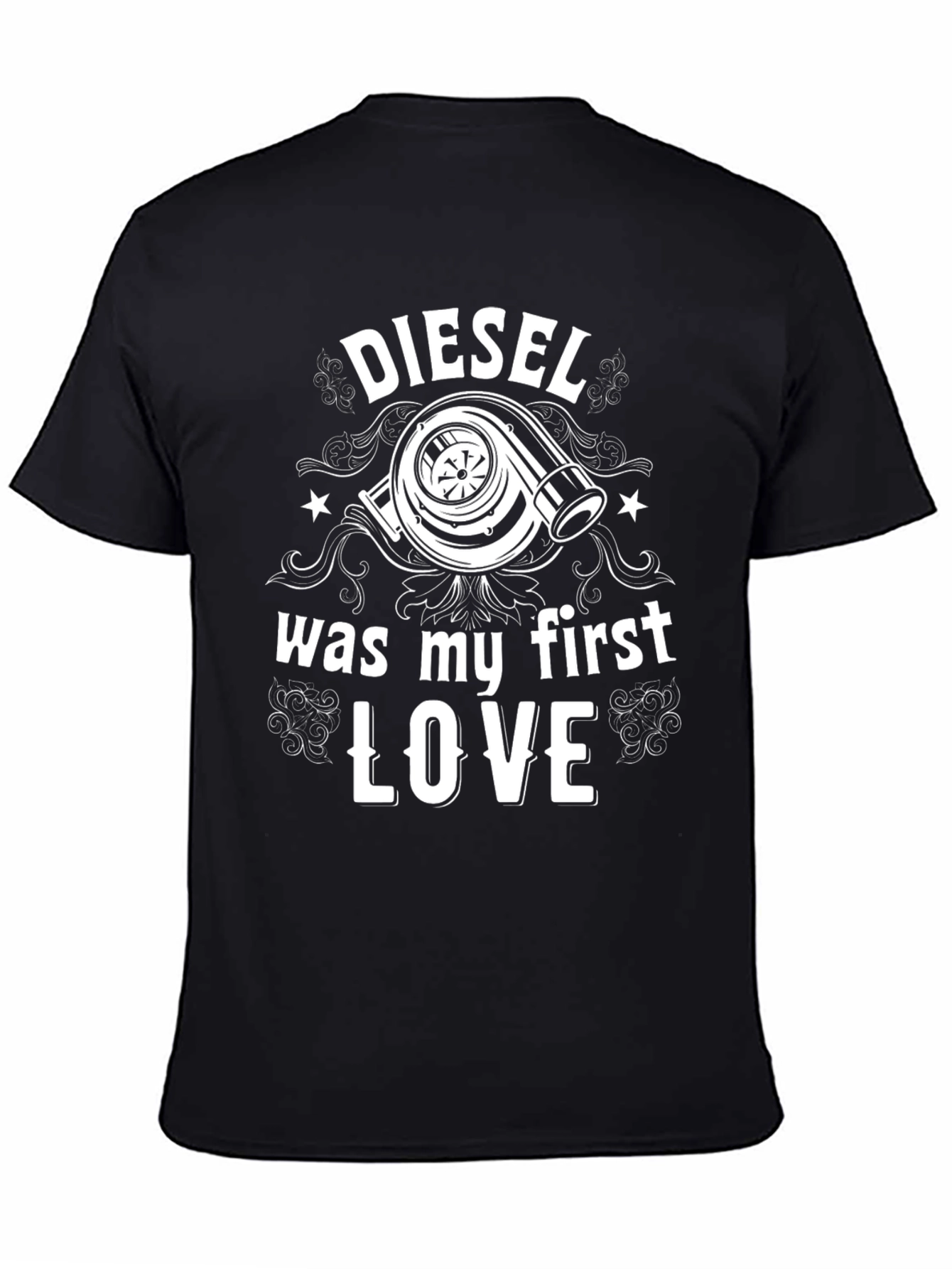Diesel First Love Black Graphic T-Shirt