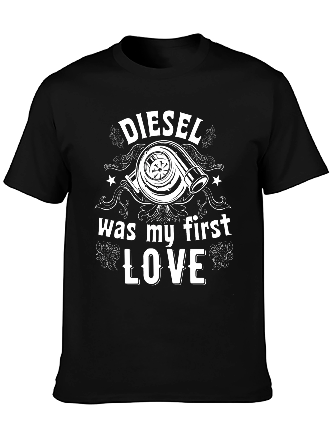 Diesel First Love Black Graphic T-Shirt