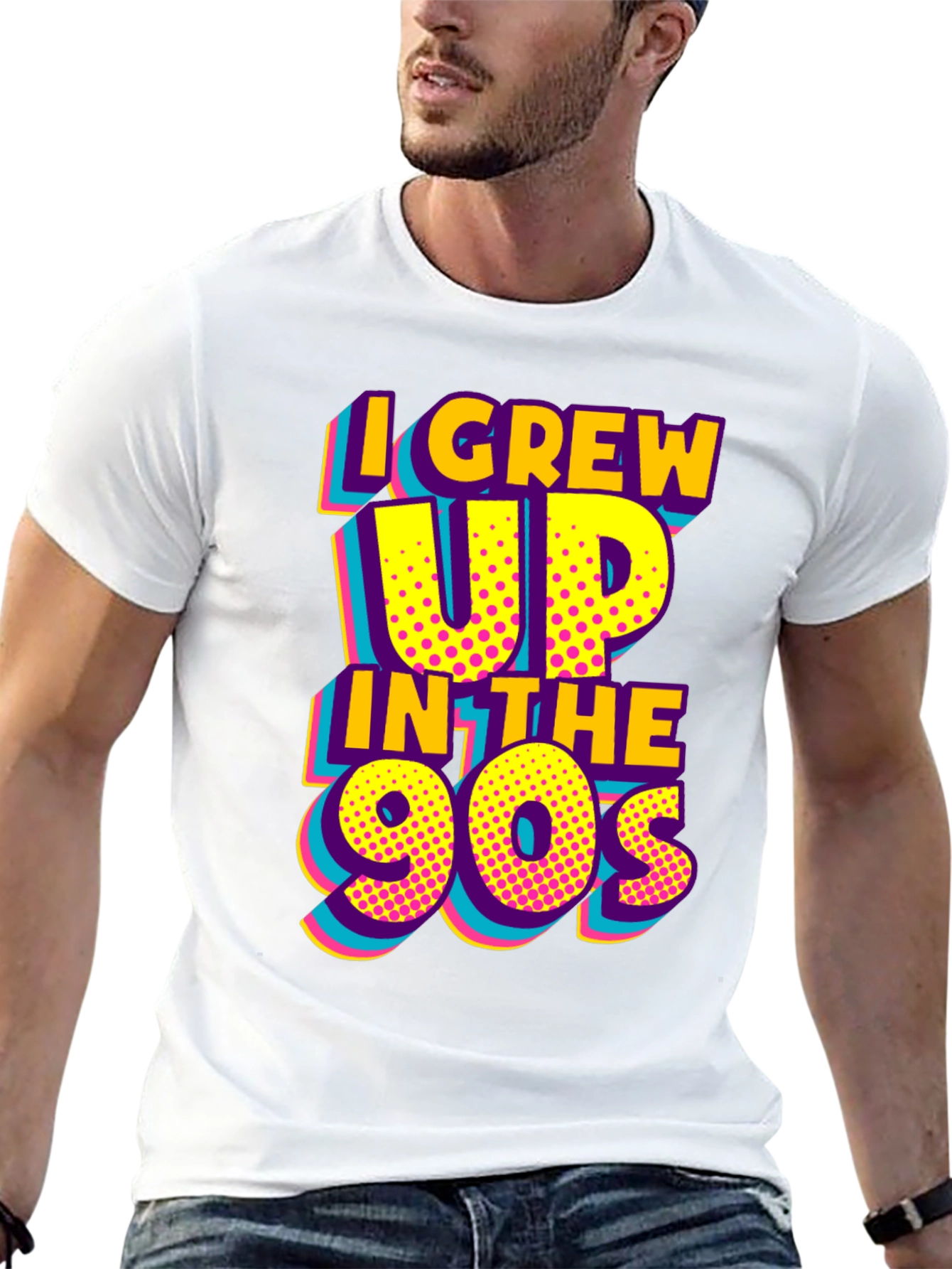 I Grew Up In The 90s Retro Nostalgia T-Shirt