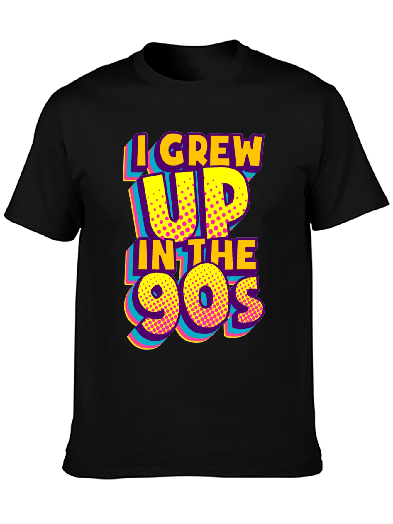 I Grew Up In The 90s Retro Nostalgia T-Shirt