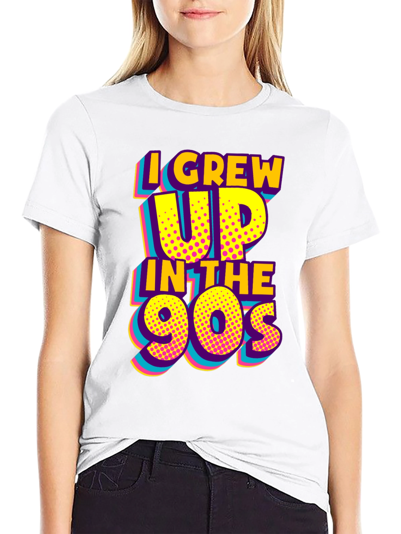 I Grew Up In The 90s Retro Nostalgia T-Shirt