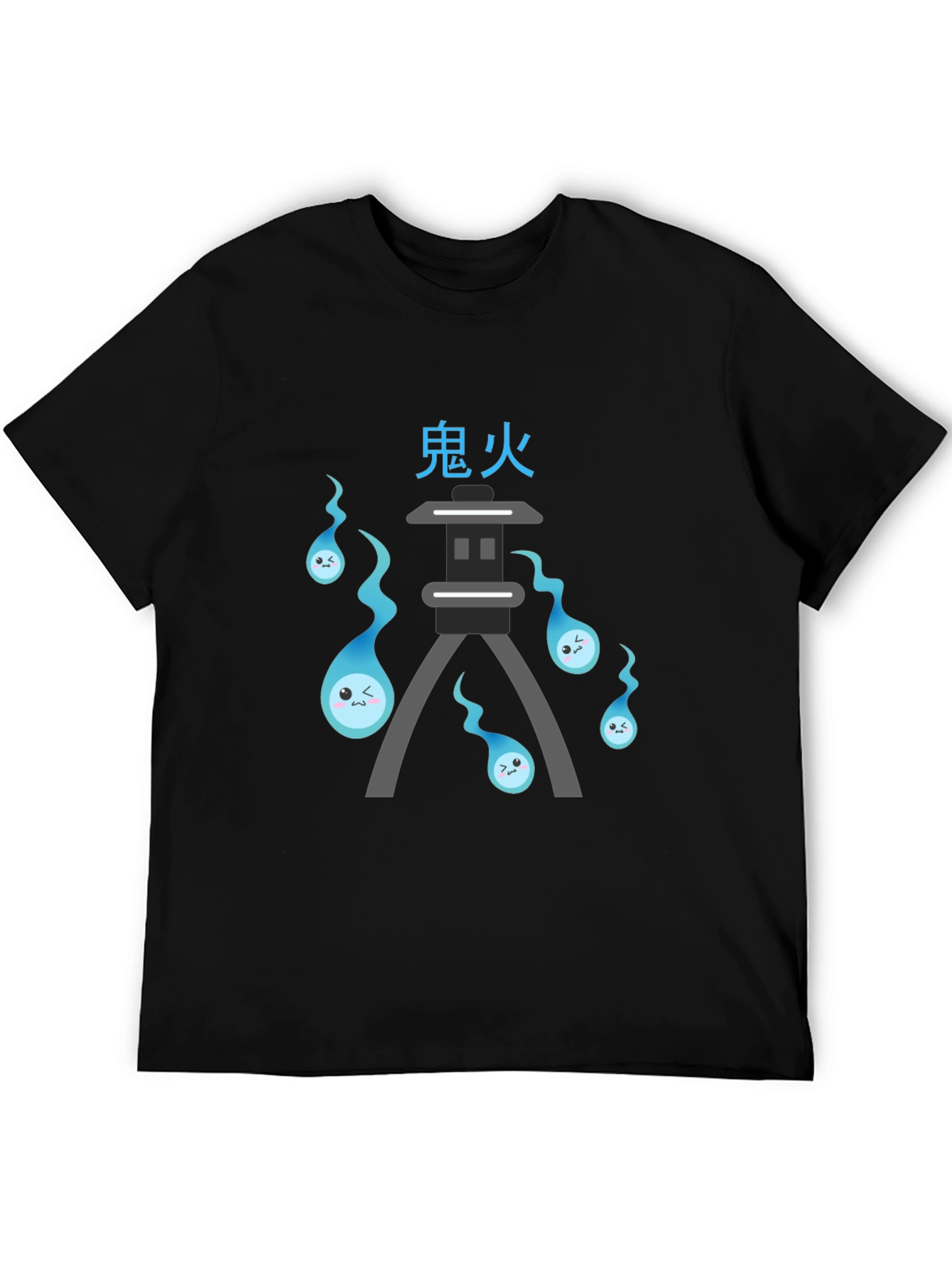Oni Fire Anime T-Shirt - Unique Japanese Design