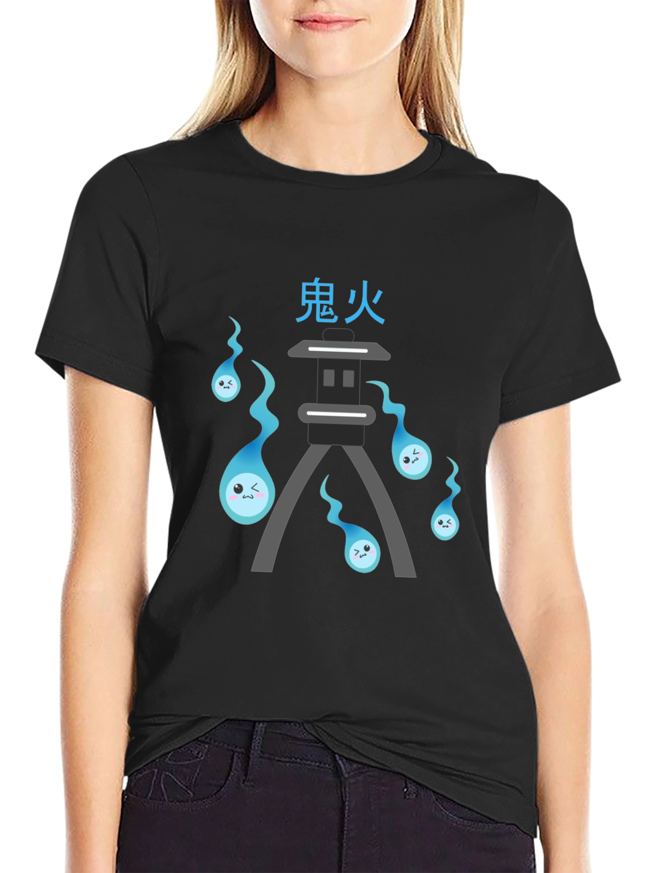 Oni Fire Anime T-Shirt - Unique Japanese Design