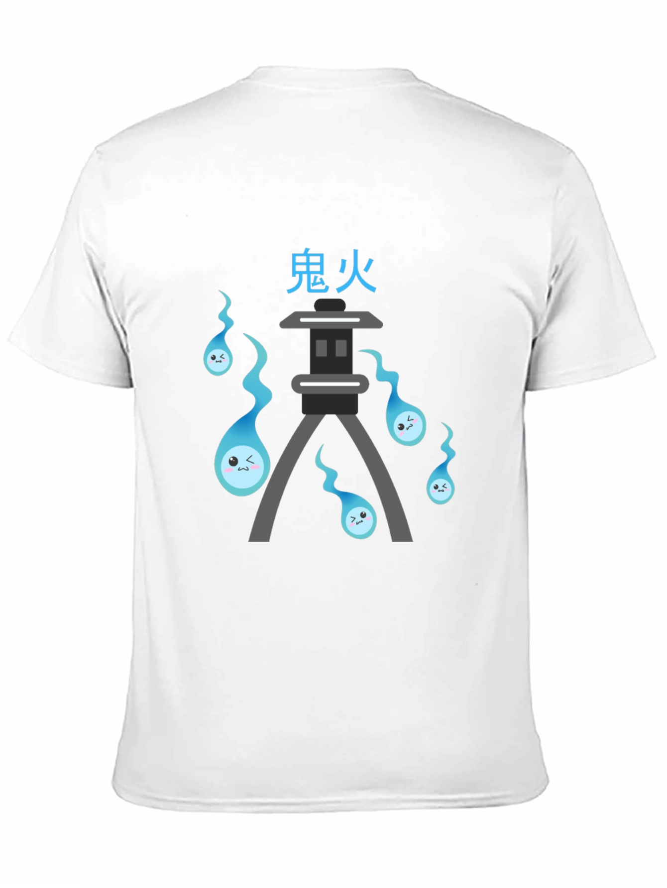 Oni Fire Anime T-Shirt - Unique Japanese Design