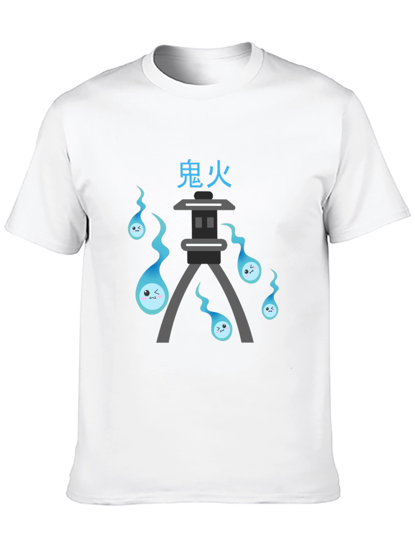 Oni Fire Anime T-Shirt - Unique Japanese Design