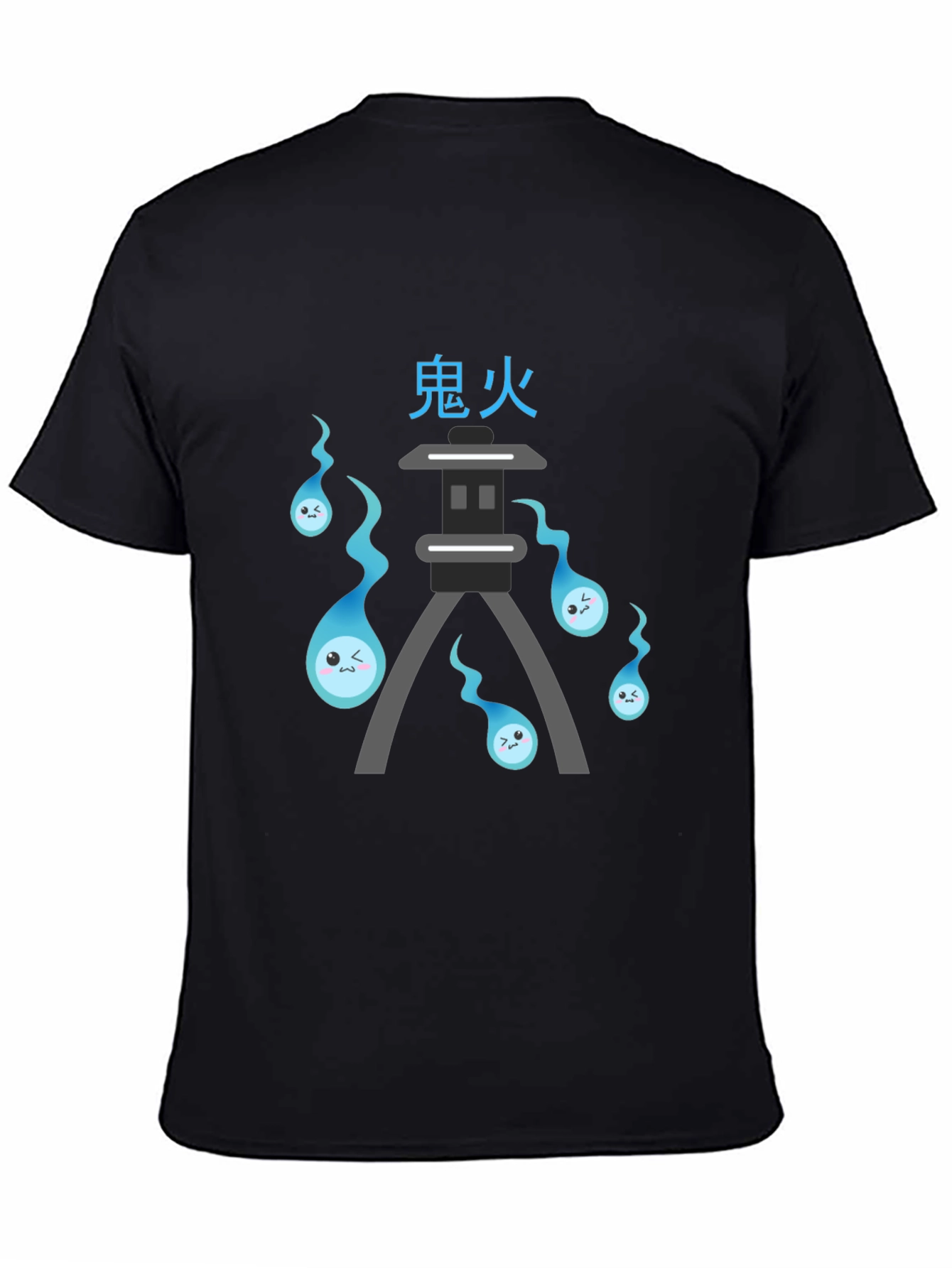 Oni Fire Anime T-Shirt - Unique Japanese Design