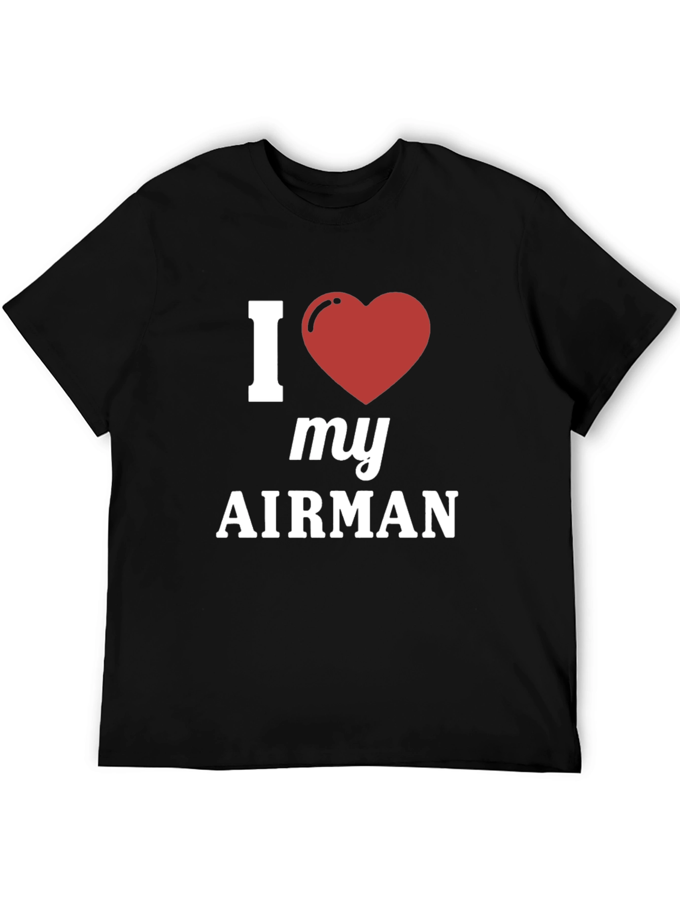 I Love My Airman Graphic Tee - Heart Design