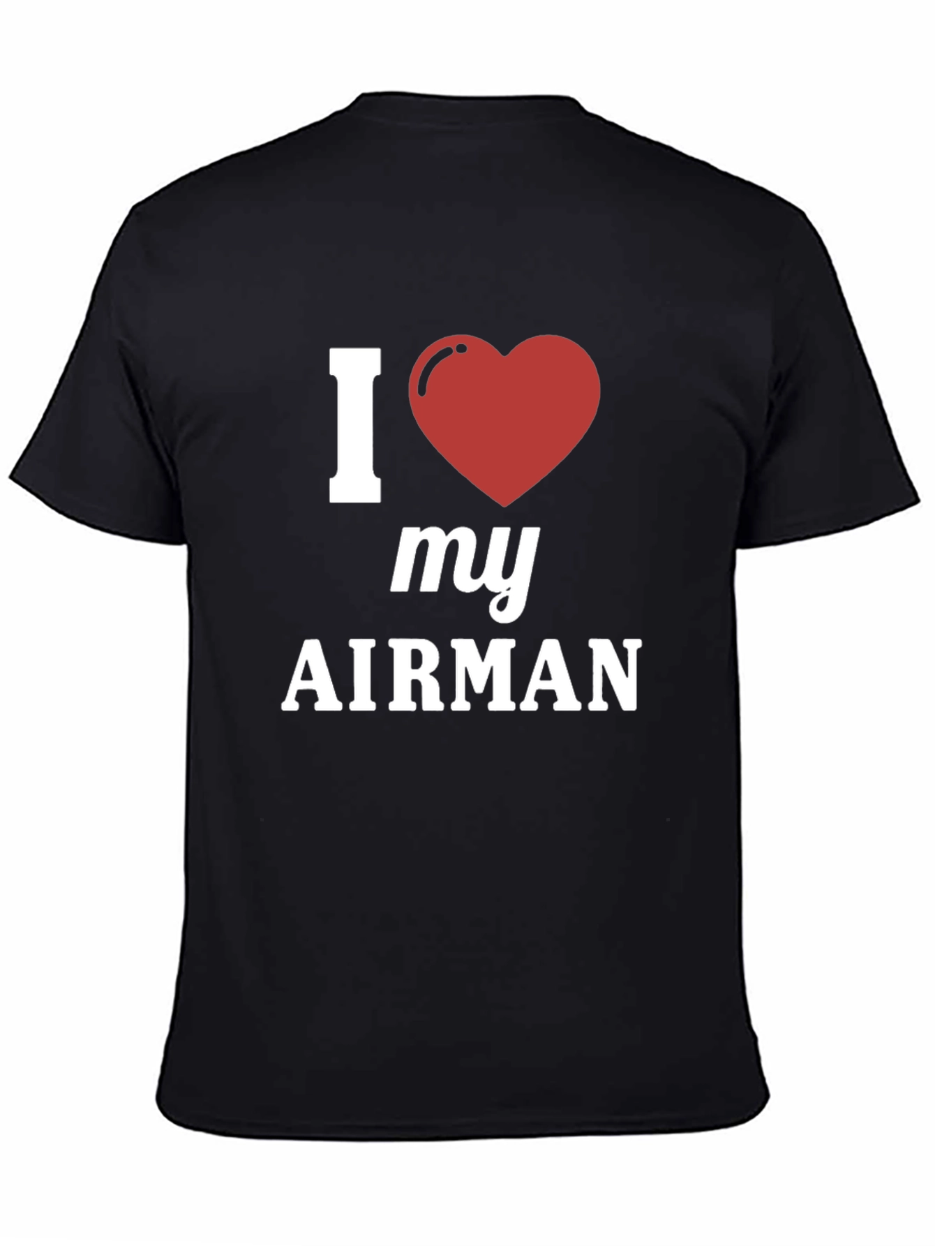 I Love My Airman Graphic Tee - Heart Design
