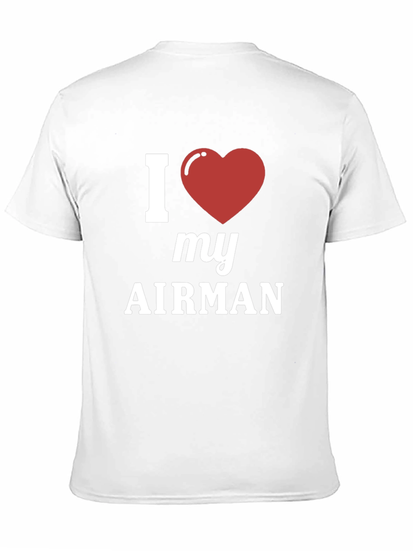 I Love My Airman Graphic Tee - Heart Design
