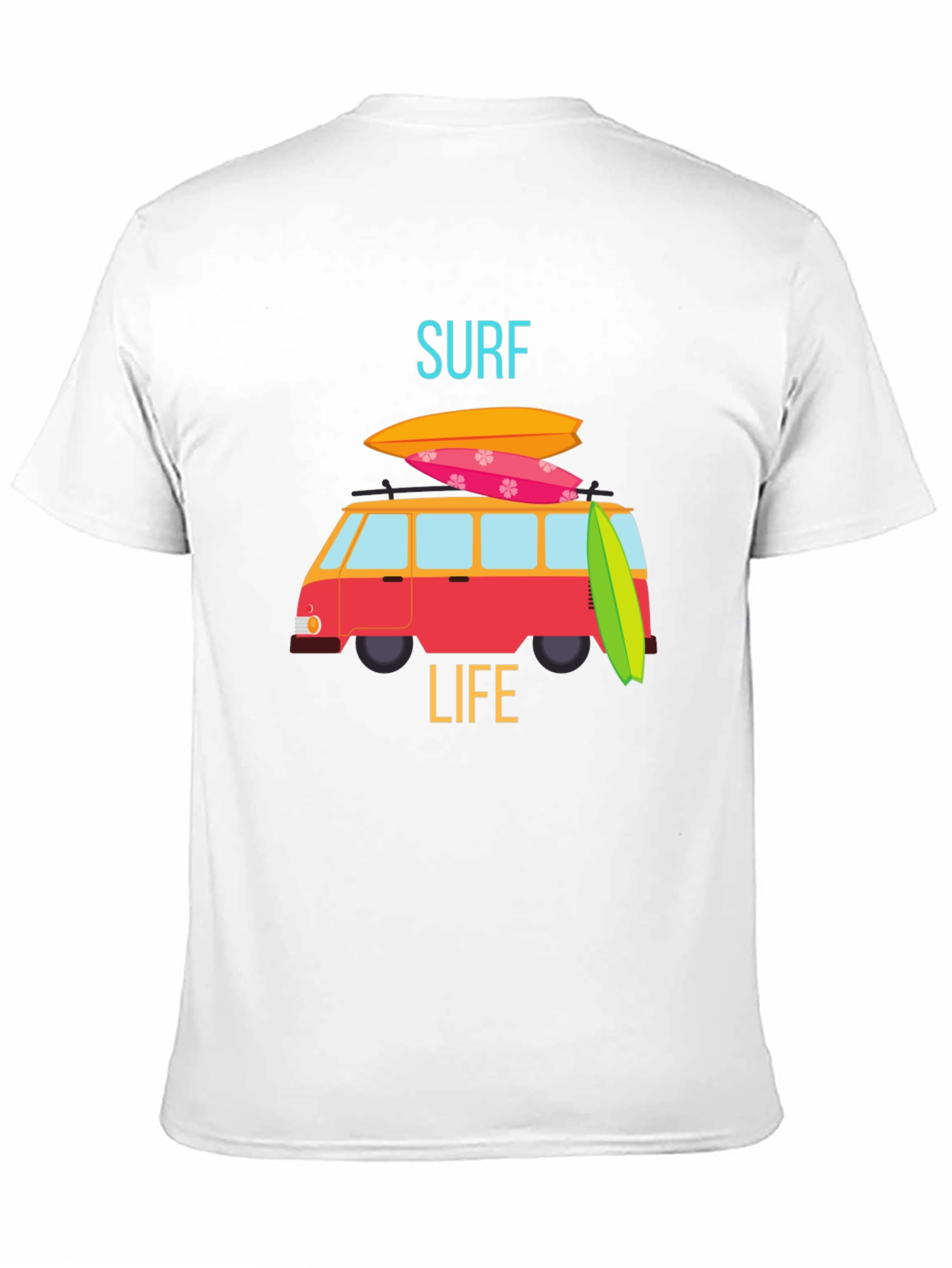 Surf Life Graphic Tee - Beach Van T-Shirt
