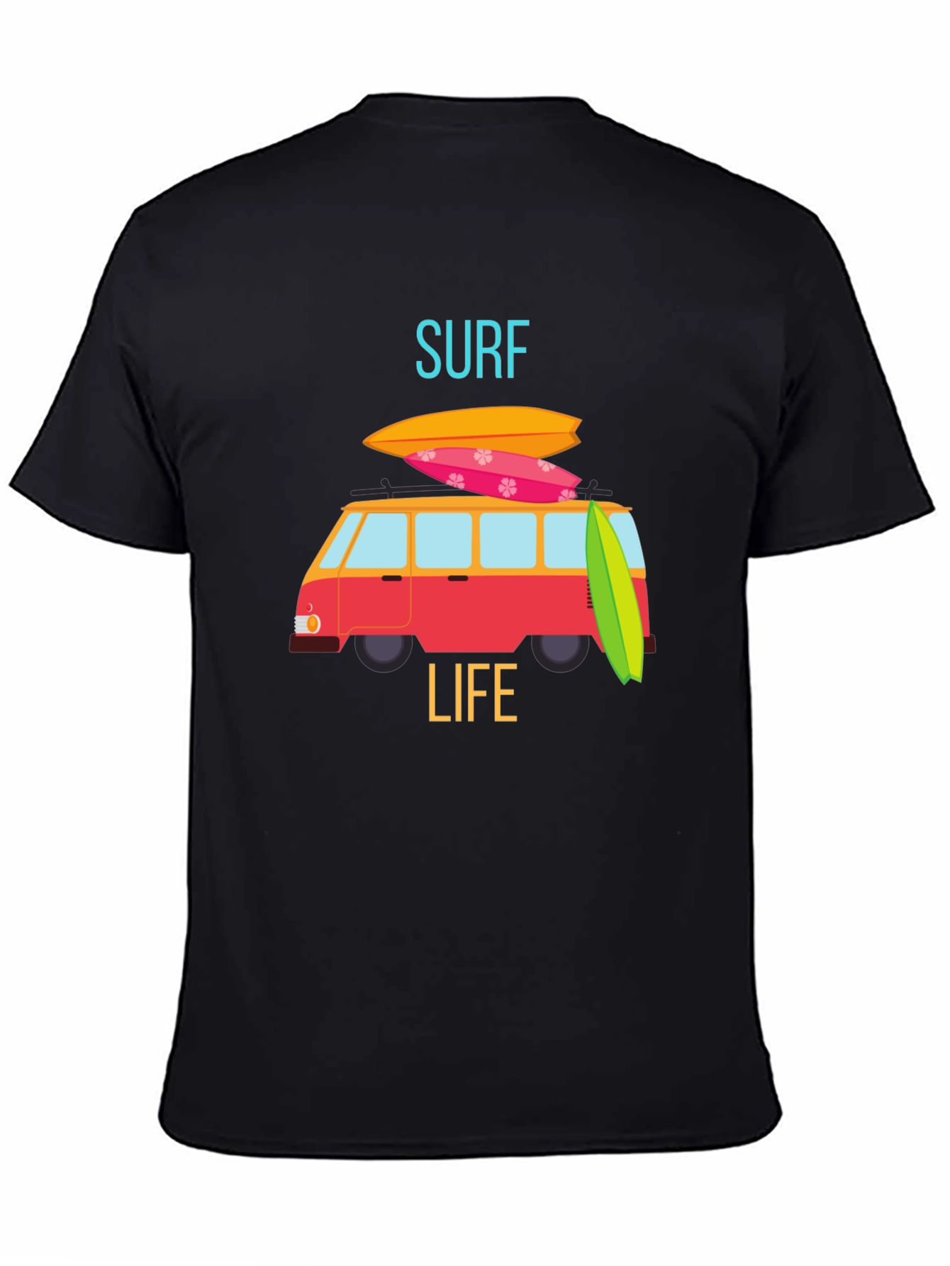 Surf Life Graphic Tee - Beach Van T-Shirt