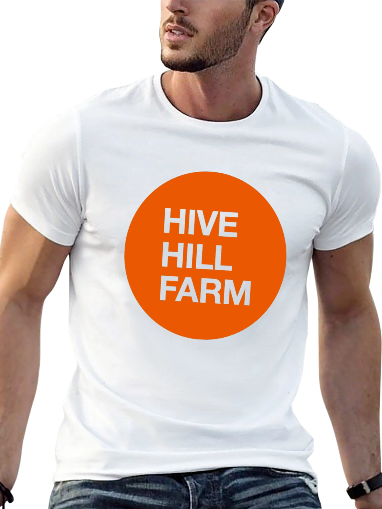 Hive Hill Farm Graphic Tee - Black Cotton T-Shirt