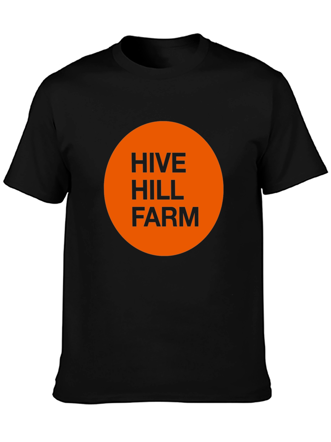 Hive Hill Farm Graphic Tee - Black Cotton T-Shirt