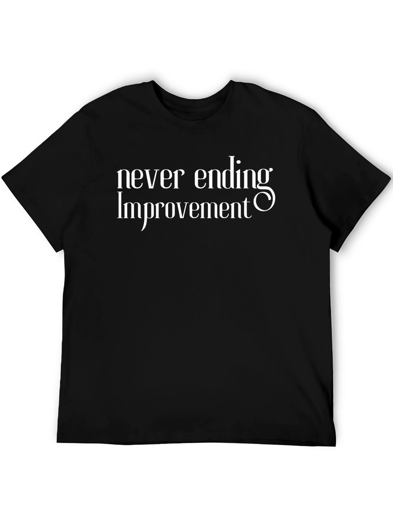 Never Ending Improvement Black T-Shirt