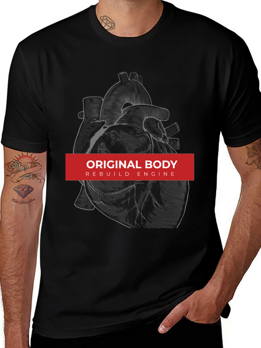 Original Body Rebuild Engine Graphic Tee