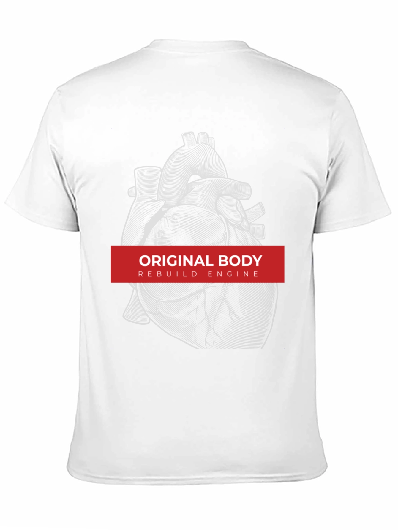 Original Body Rebuild Engine Graphic Tee
