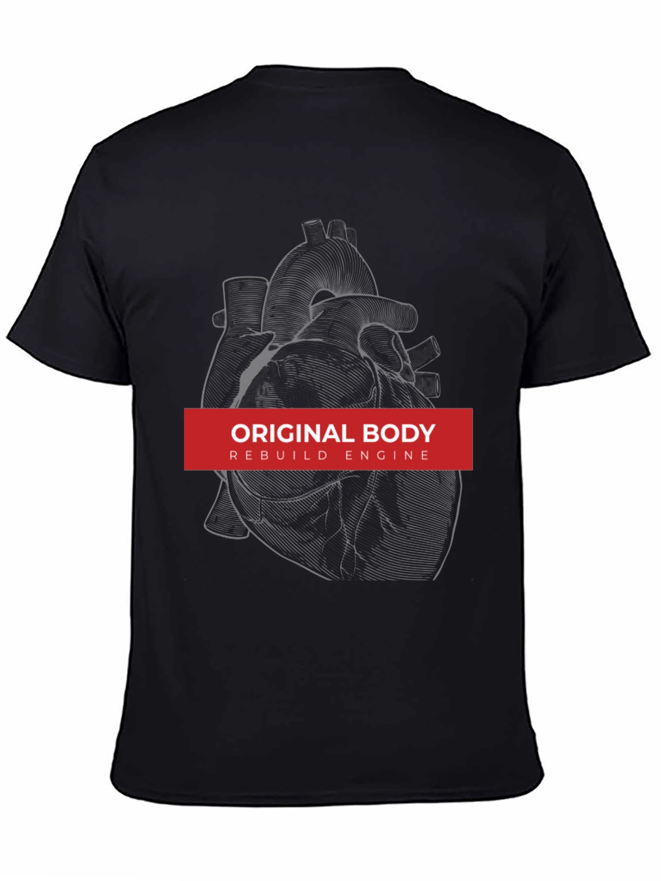 Original Body Rebuild Engine Graphic Tee