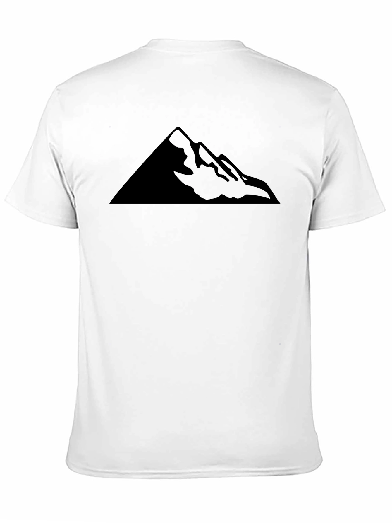 Mountain Peak Graphic Tee - Black