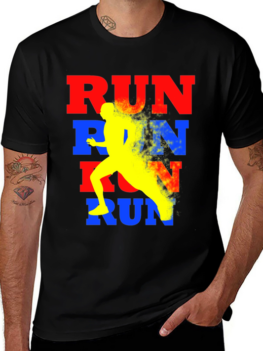 Run Graphic Tee - Athlete Design