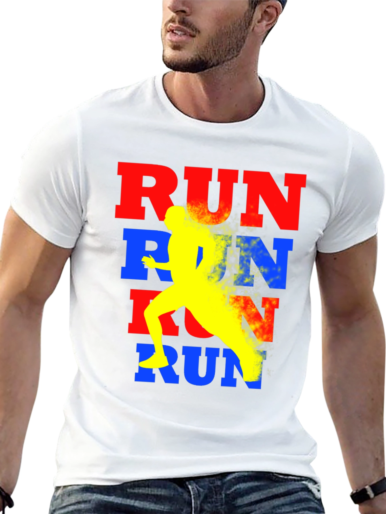 Run Graphic Tee - Athlete Design