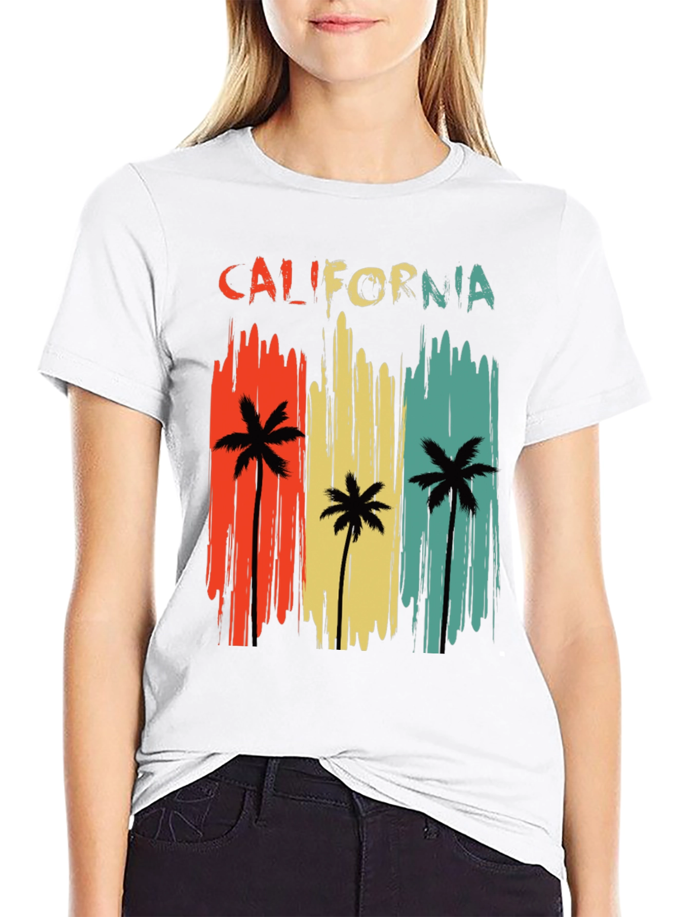 California Palm Tree Graphic Tee