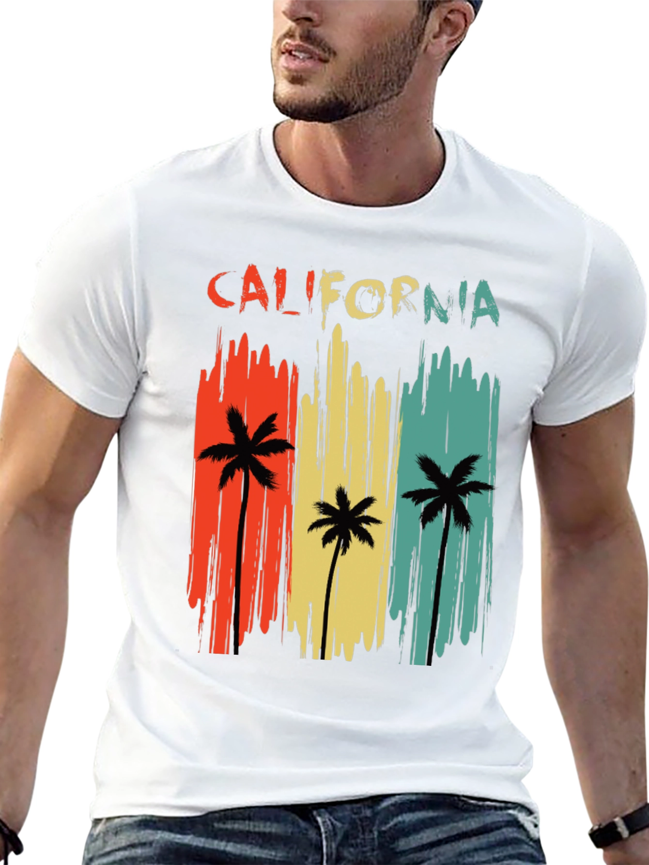 California Palm Tree Graphic Tee