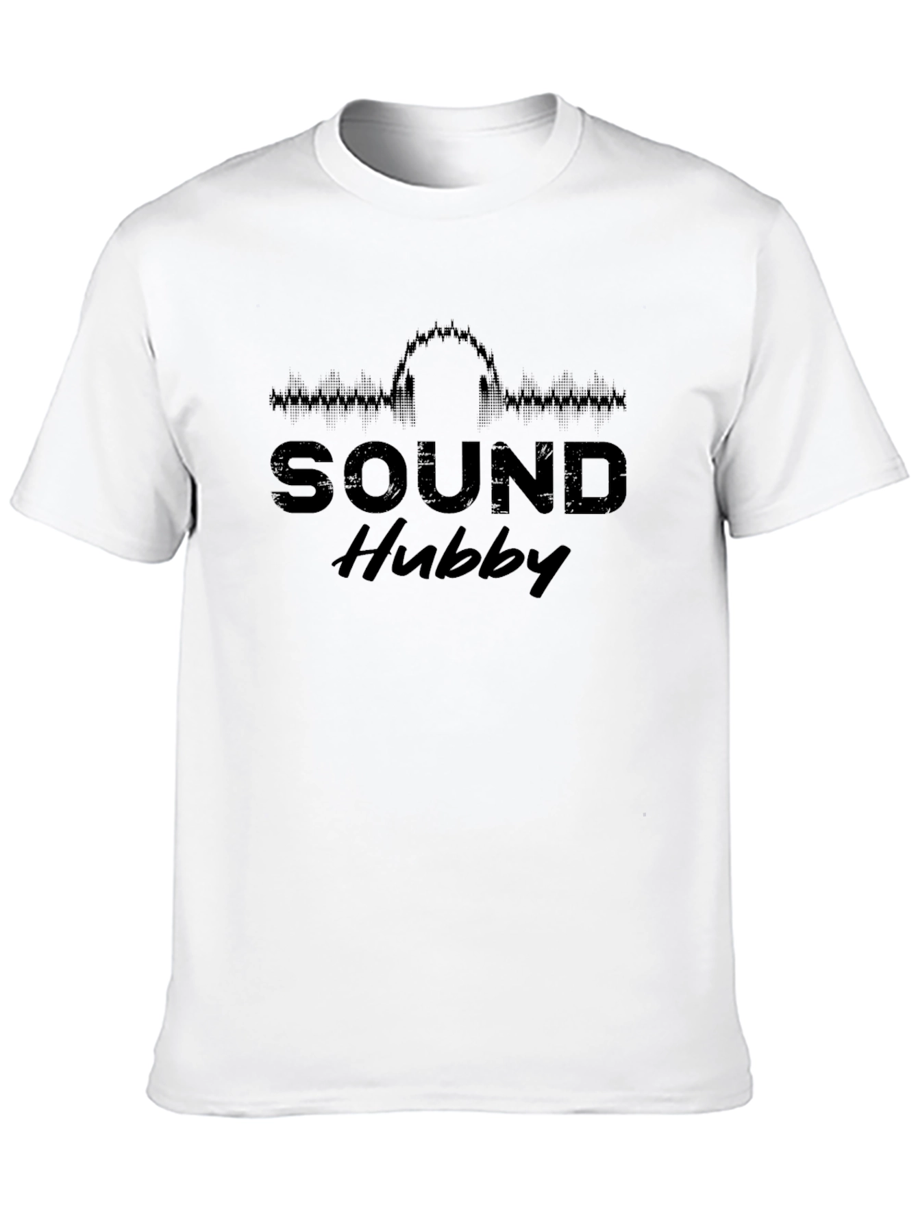 Sound Hubby Black T-Shirt - Music Lover Gift