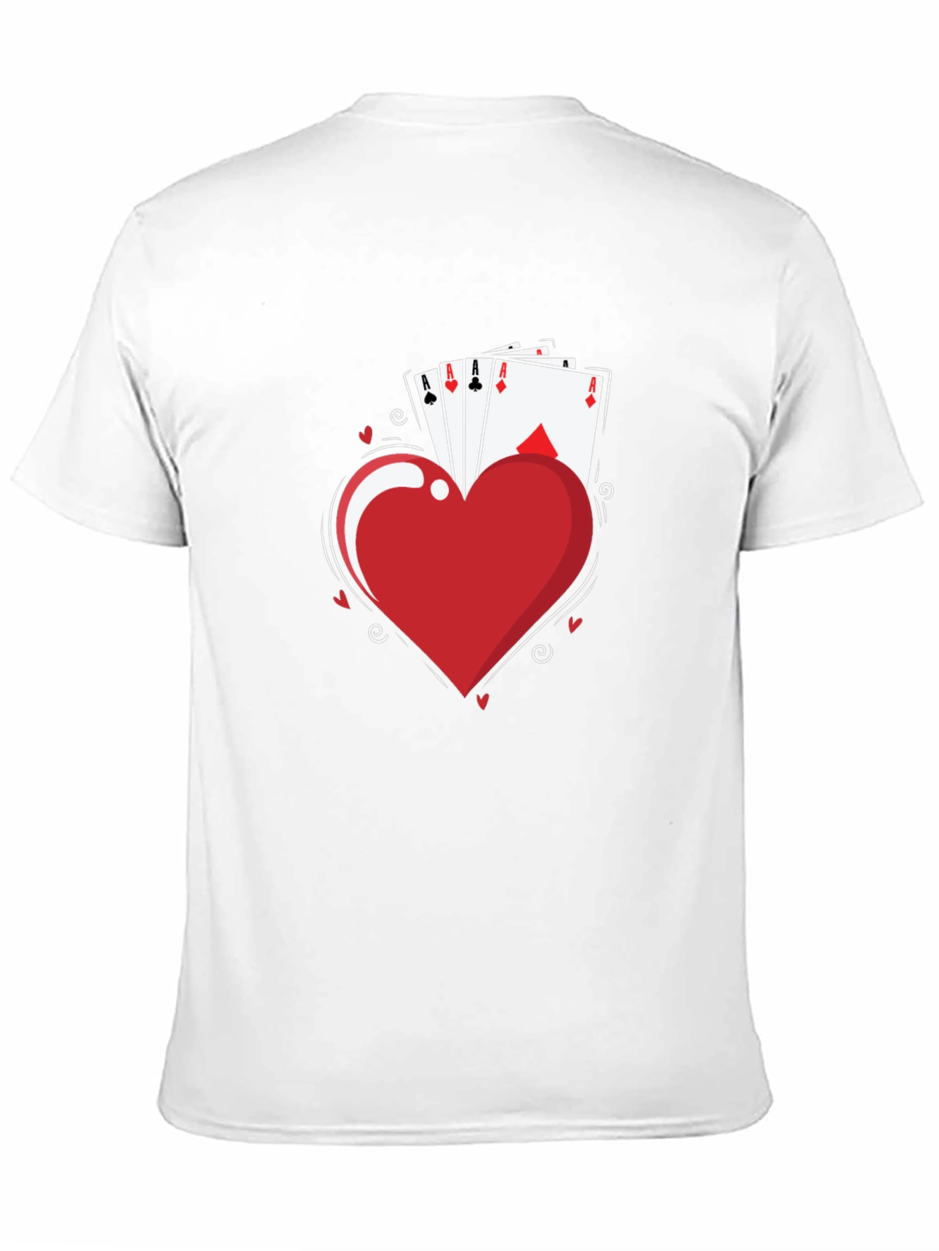 Aces Heart T-Shirt - Lucky Hand Tee