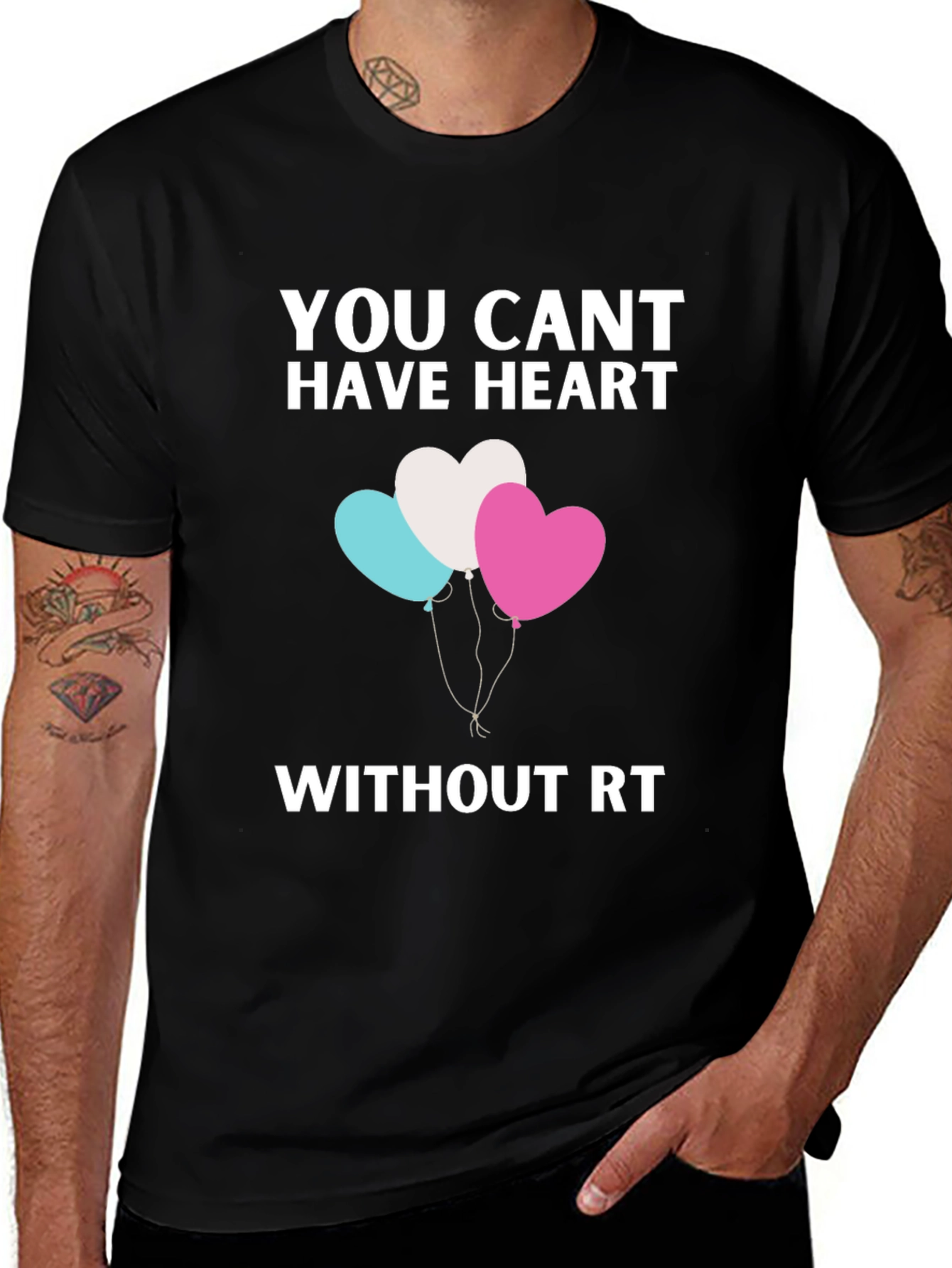 Heart & RT Graphic T-Shirt