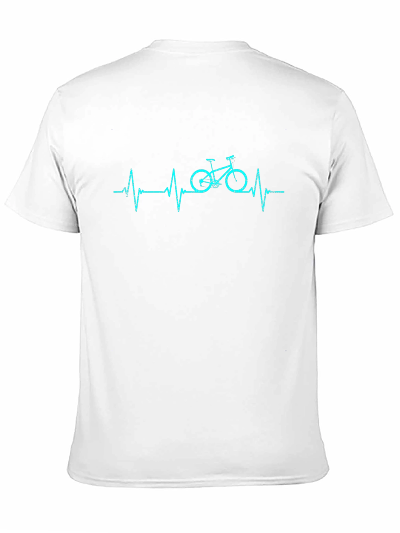 Heartbeat Bicycle Black T-Shirt