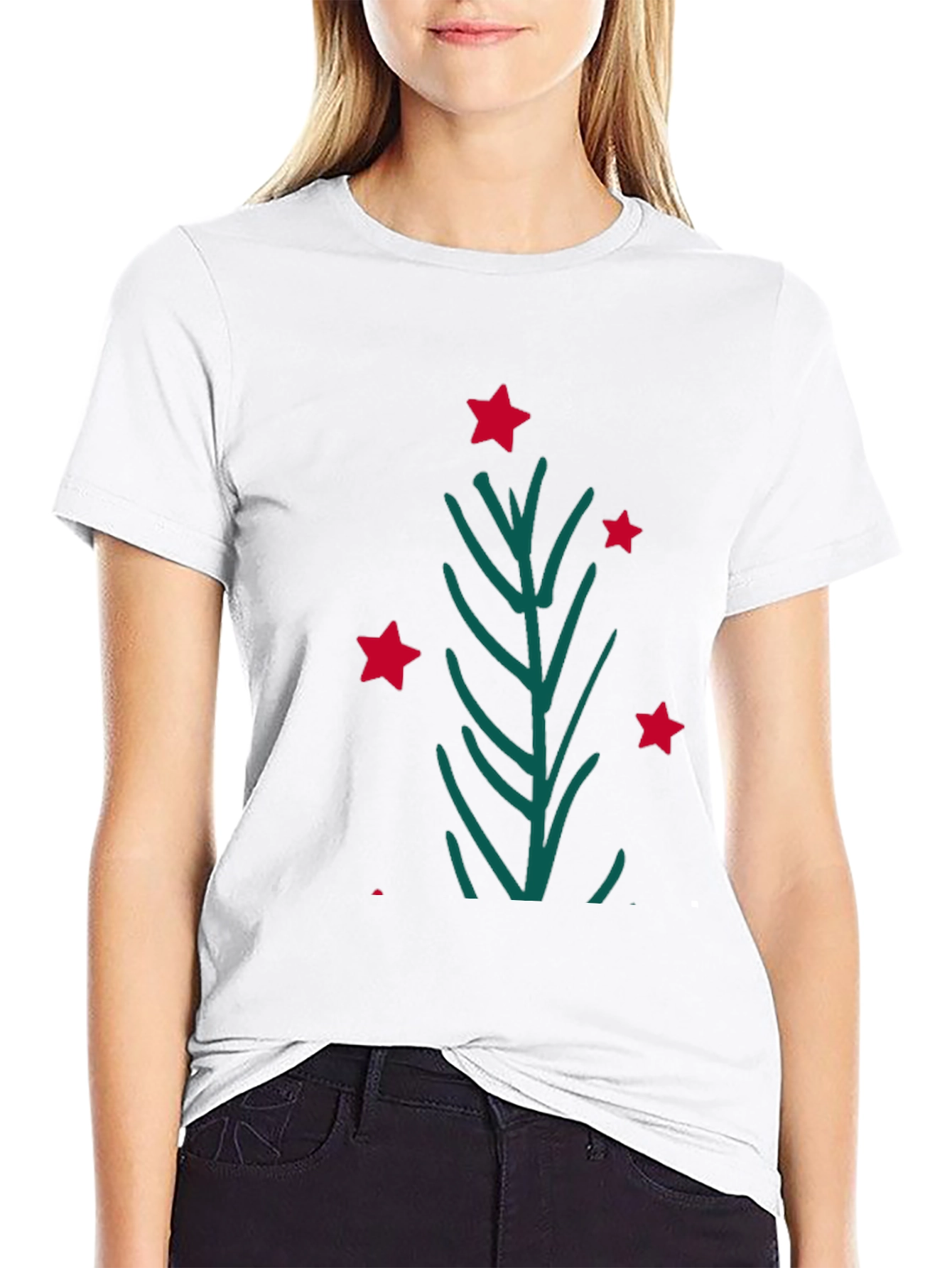 Festive Holiday Tree Graphic Tee