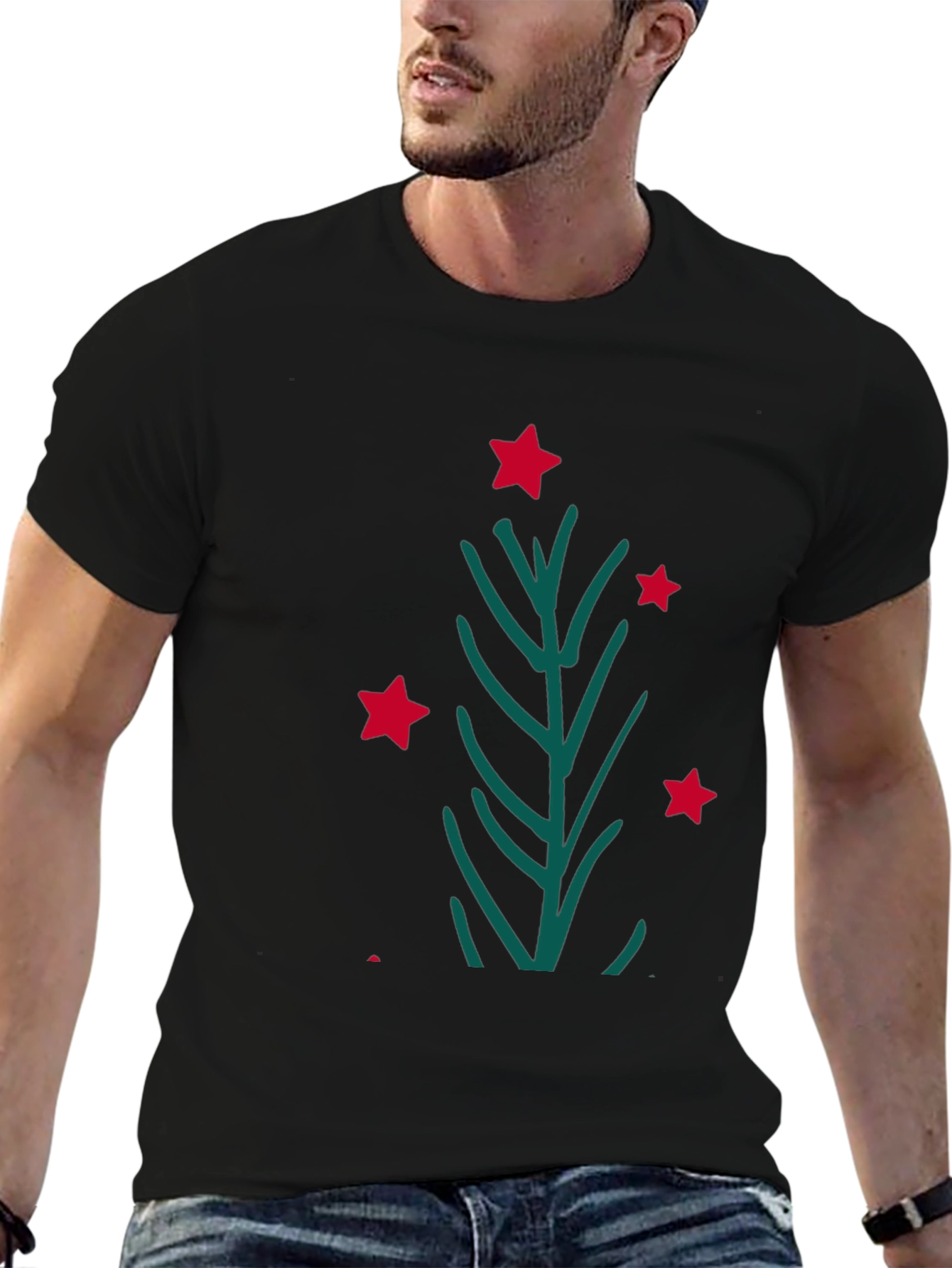 Festive Holiday Tree Graphic Tee