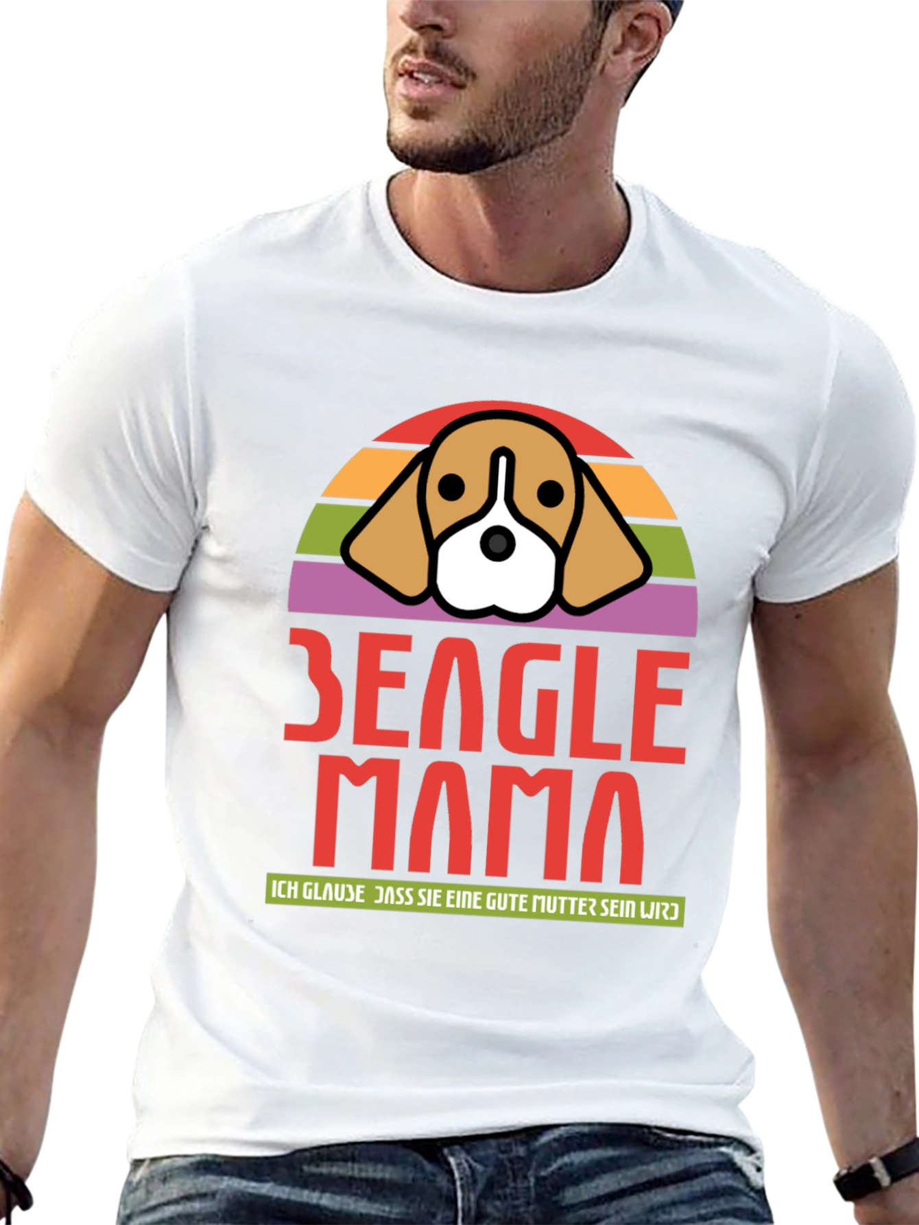 Beagle Mama T-Shirt - Dog Mom Tee