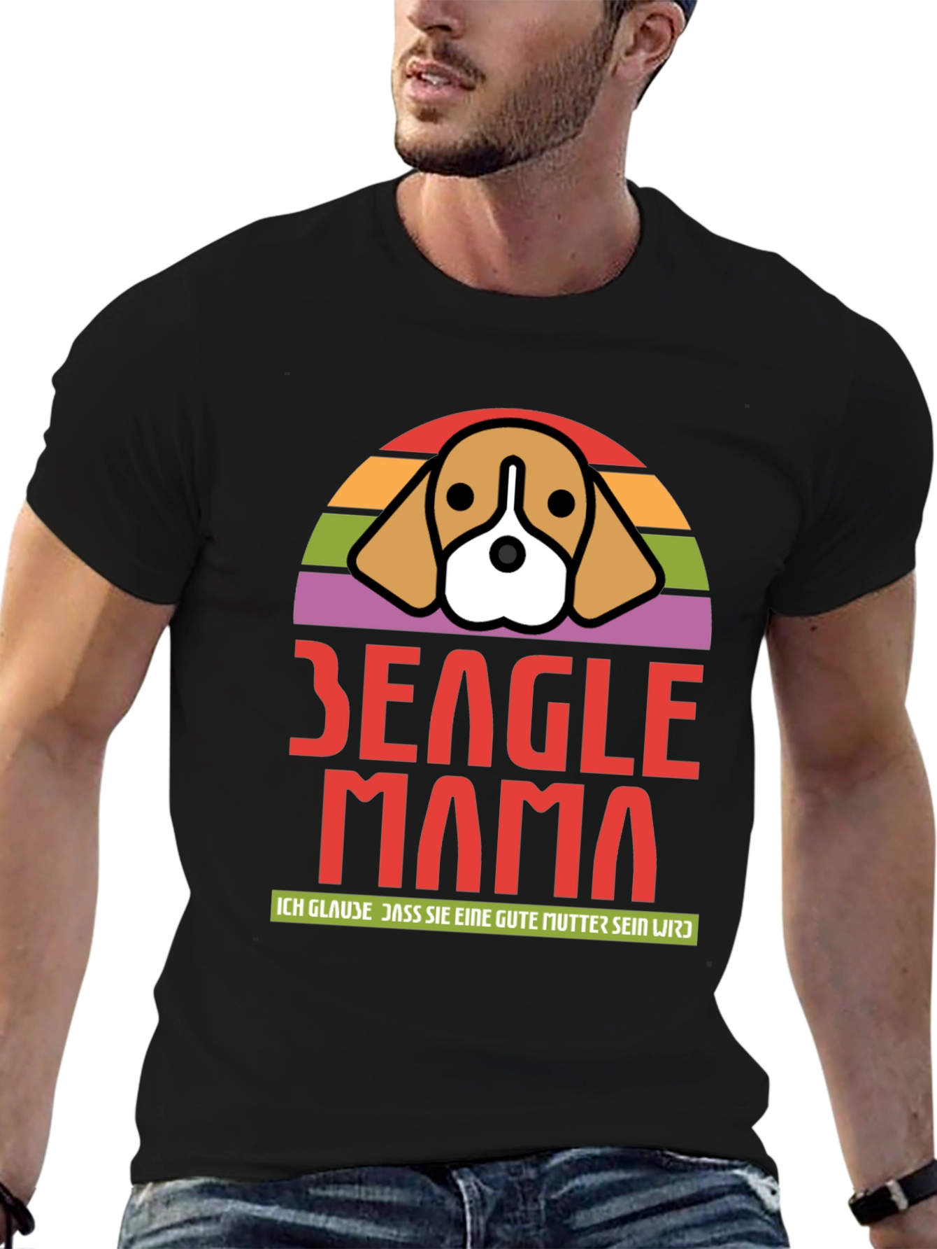 Beagle Mama T-Shirt - Dog Mom Tee