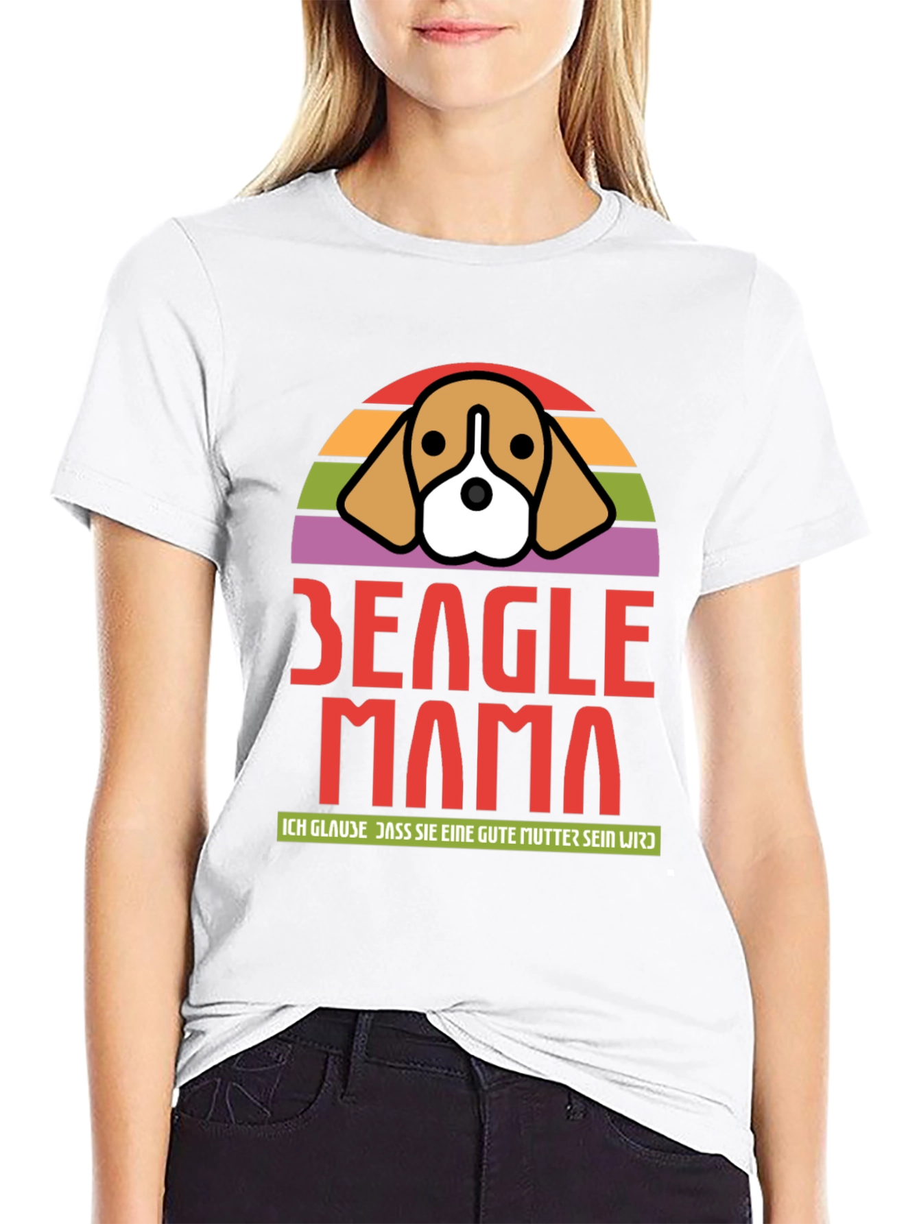 Beagle Mama T-Shirt - Dog Mom Tee