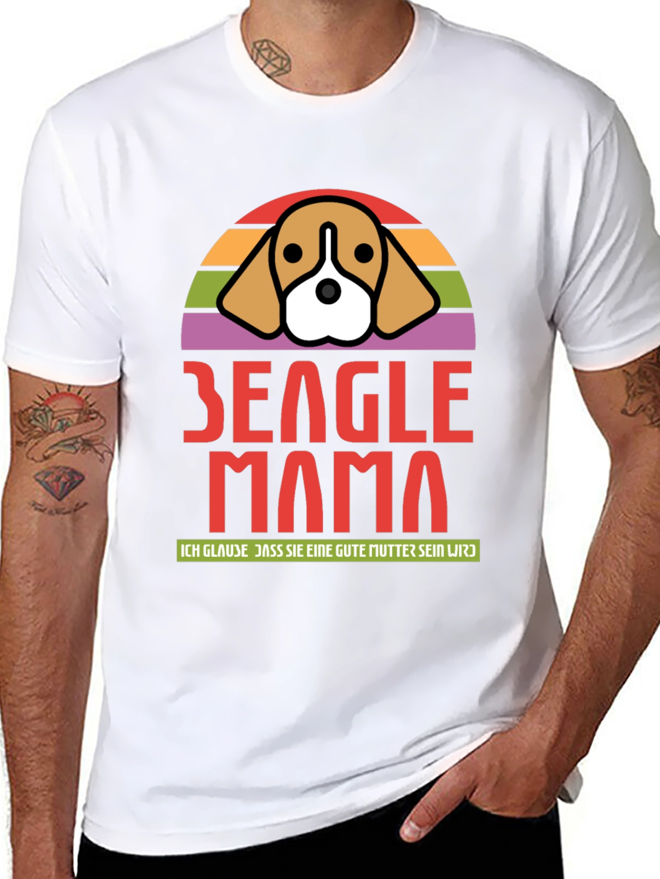 Beagle Mama T-Shirt - Dog Mom Tee