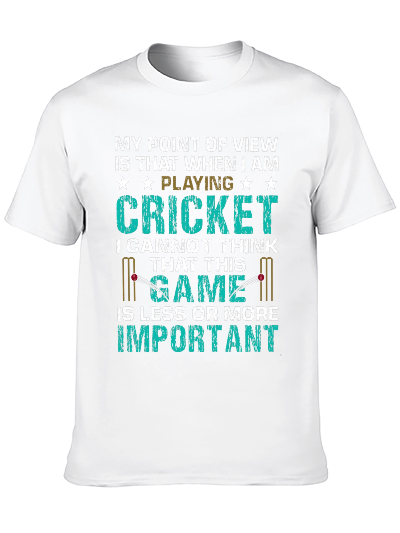 Cricket Lover T-Shirt - My Point of View