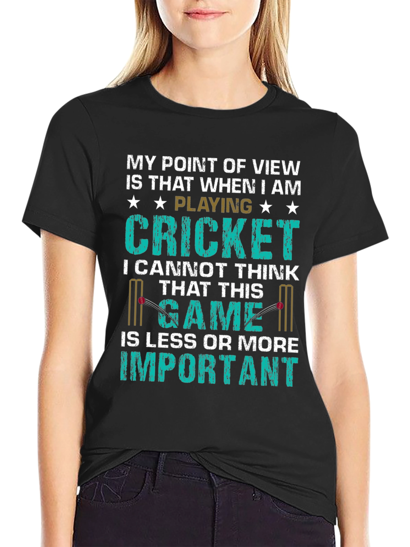 Cricket Lover T-Shirt - My Point of View