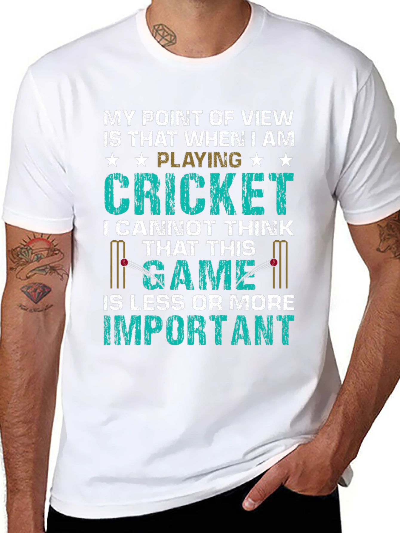 Cricket Lover T-Shirt - My Point of View