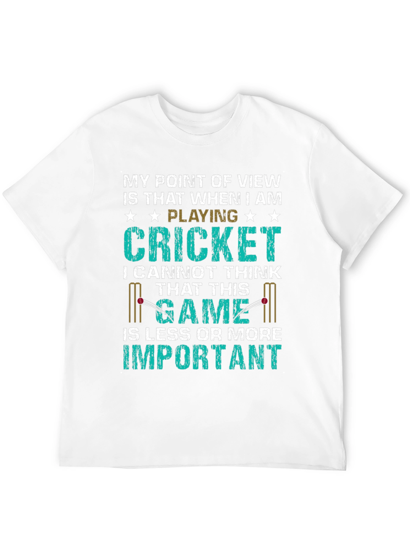 Cricket Lover T-Shirt - My Point of View
