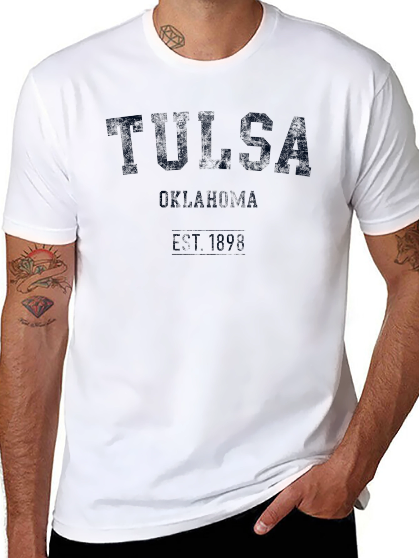 Tulsa Oklahoma Est. 1898 Graphic T-Shirt