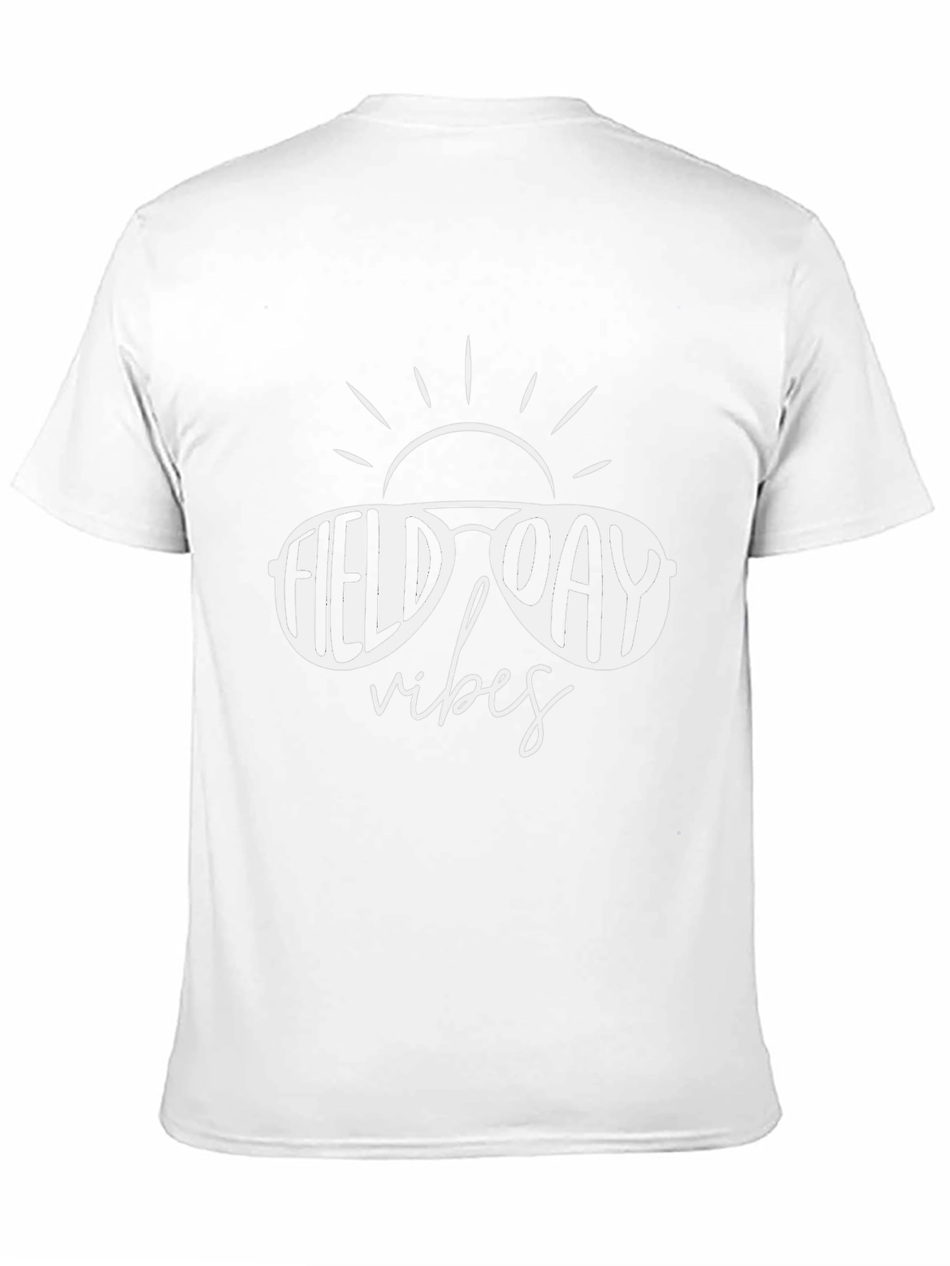 Field Day Vibes Graphic T-Shirt - Black Cotton Blend