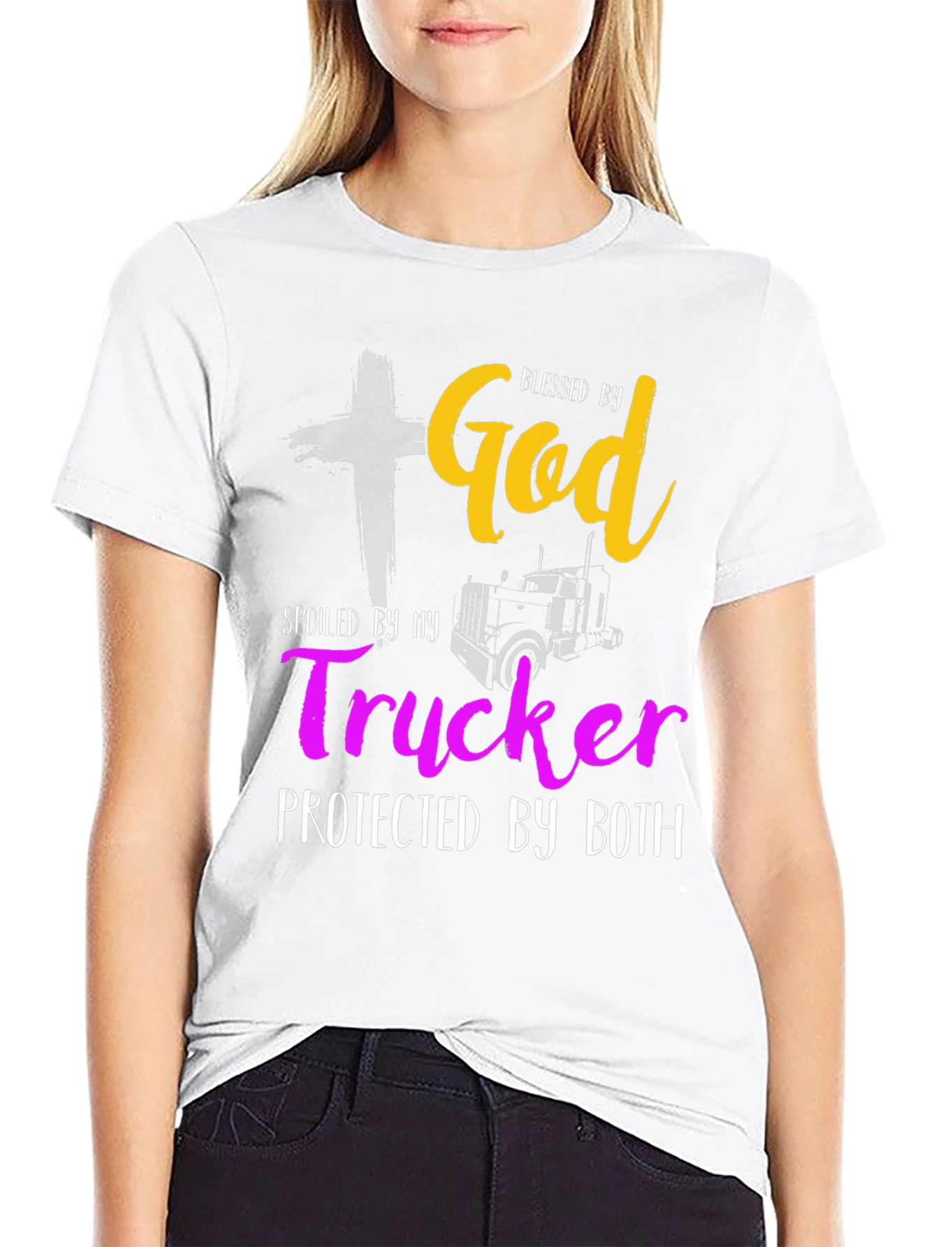 Blessed Trucker Graphic Tee