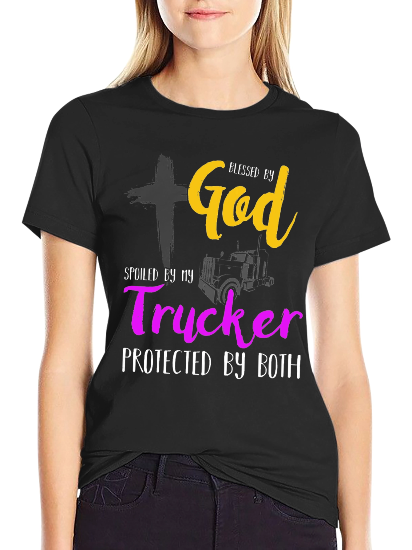Blessed Trucker Graphic Tee