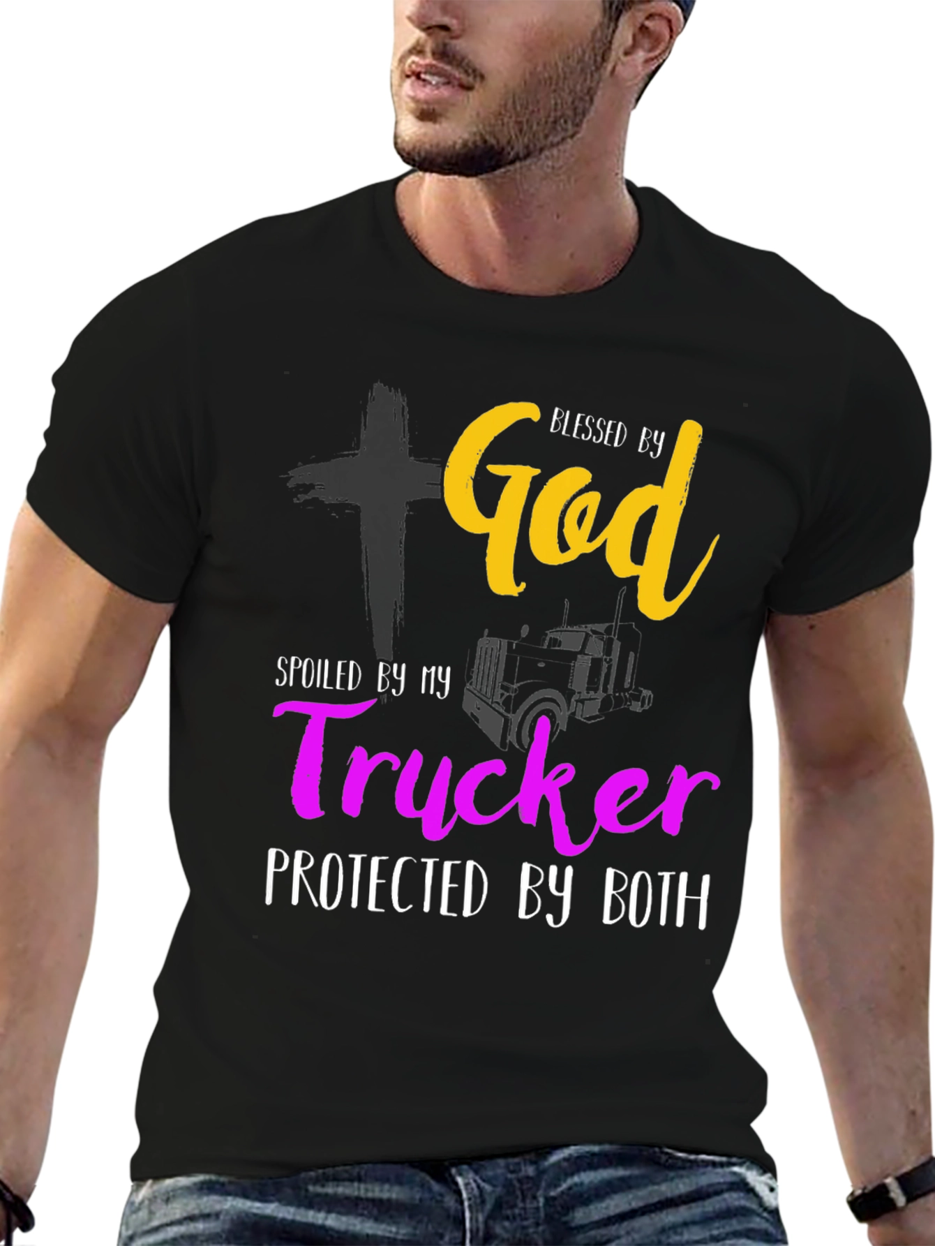 Blessed Trucker Graphic Tee