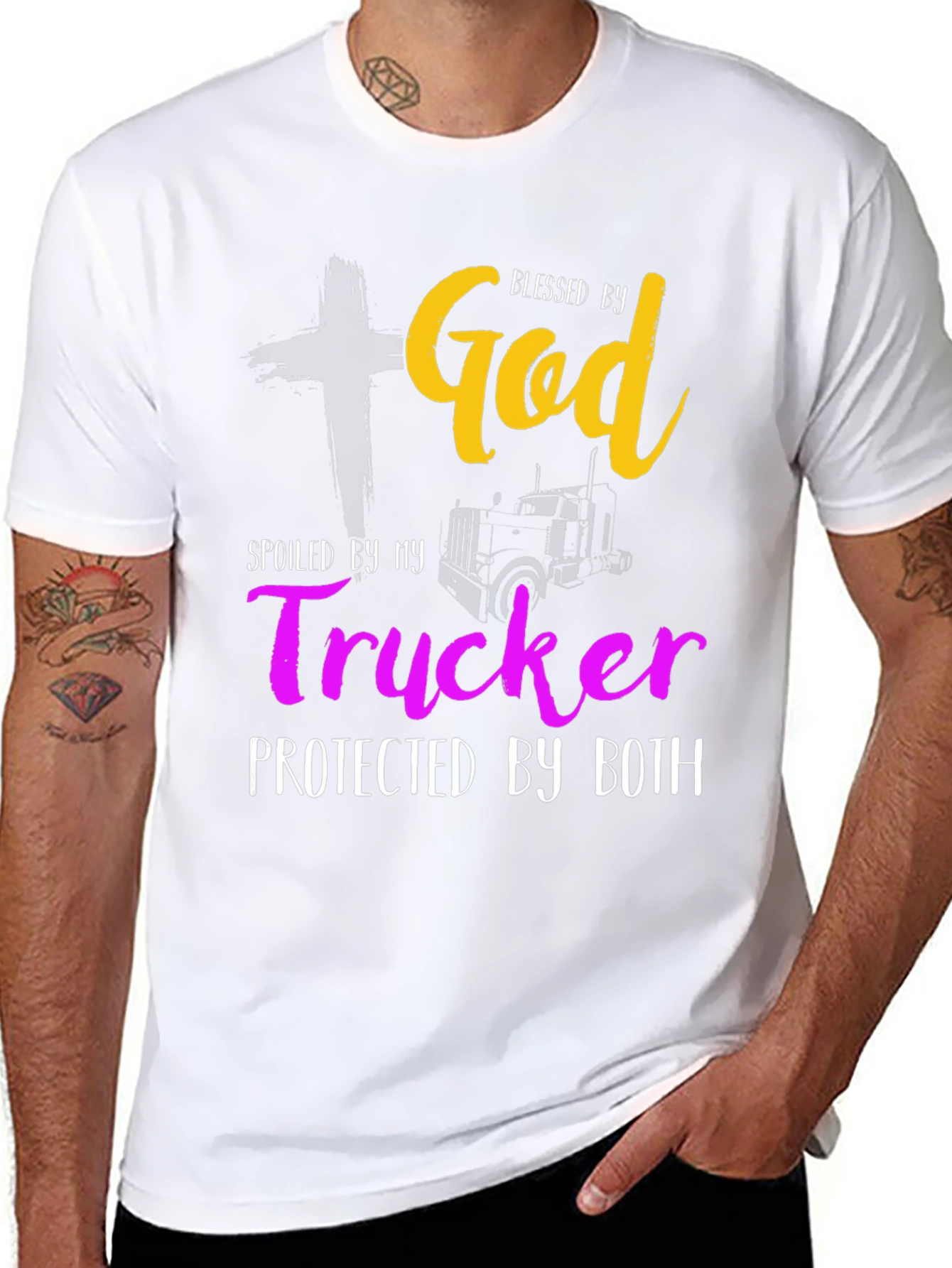 Blessed Trucker Graphic Tee