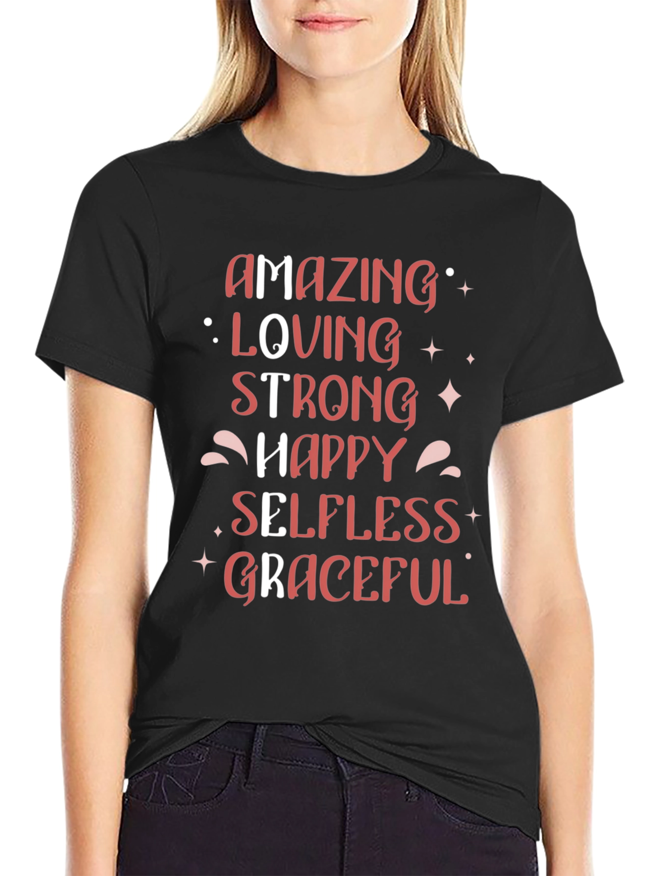 Amazing Loving Strong Womens T-Shirt